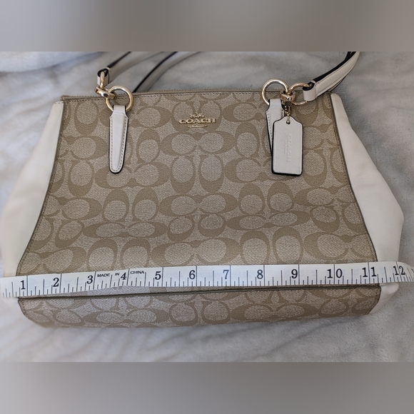 COACH White Monogram handbag - Picture 5 of 12